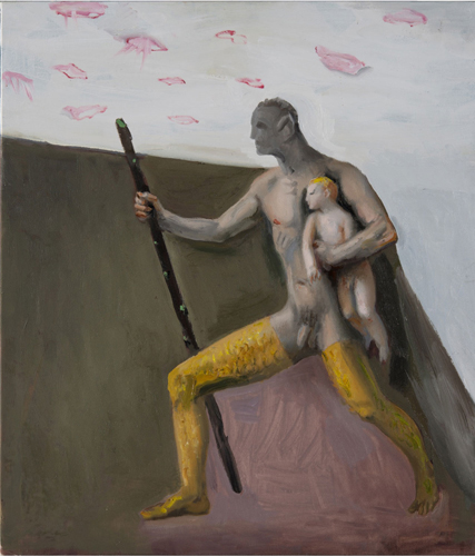 Lino Frongia: 2009, olio su tela, , 40,5x47cm, 