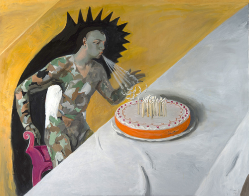 Lino Frongia: 2011, olio su tela, , 205x163cm, 