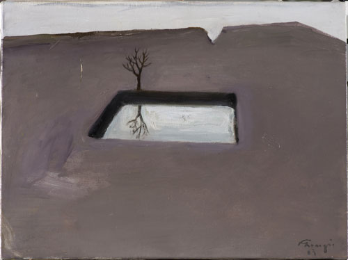 Lino Frongia: 2003, olio su tela, , 35x26cm, 