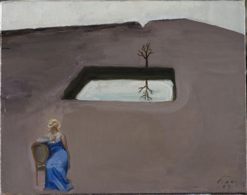 Lino Frongia: 2003, olio su tela, , 33x26, 