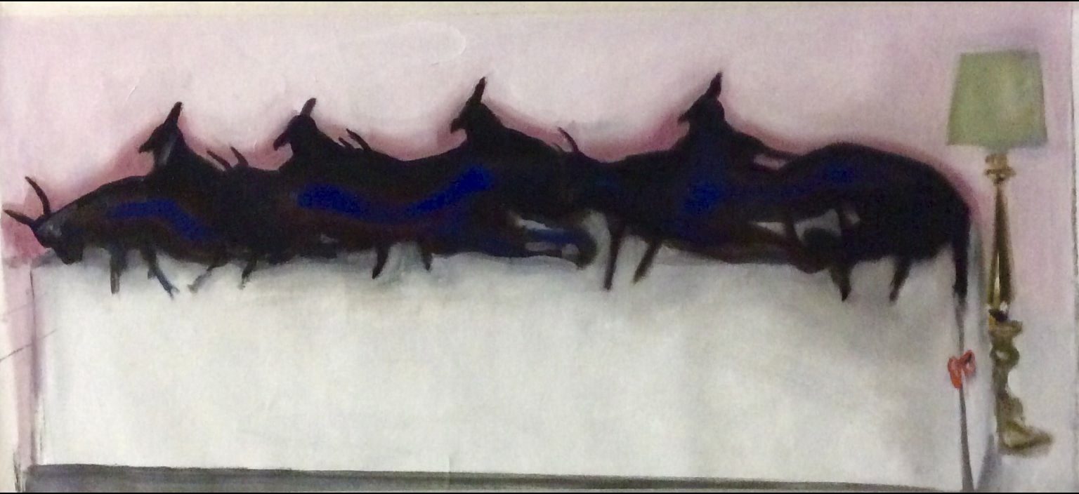 Lino Frongia: Natura morta, 2001, -, , 39x84, 