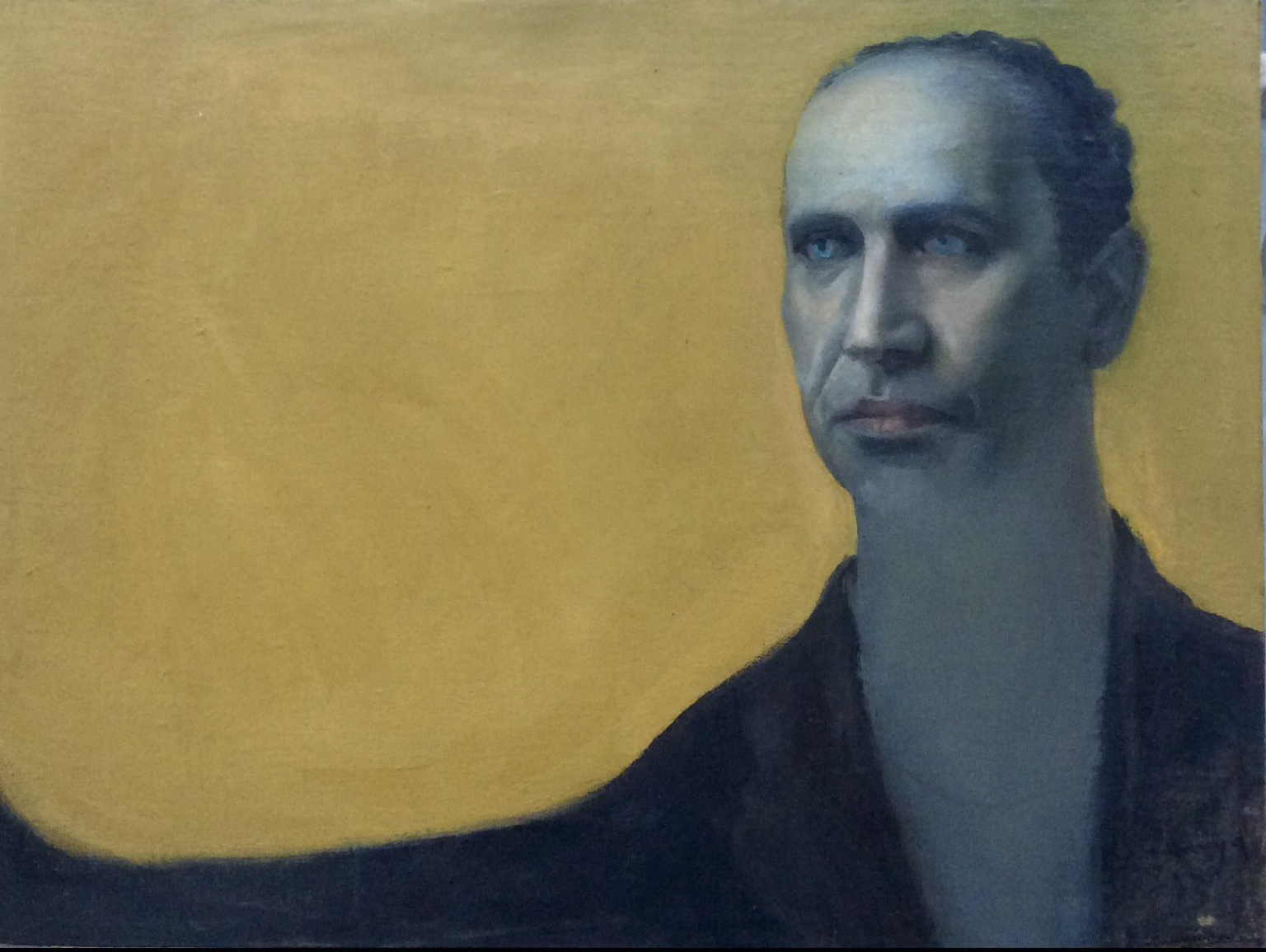 Lino Frongia: Ritratto di mio padre con gli occhi di mia madre, 1993, -, , 40x31, 