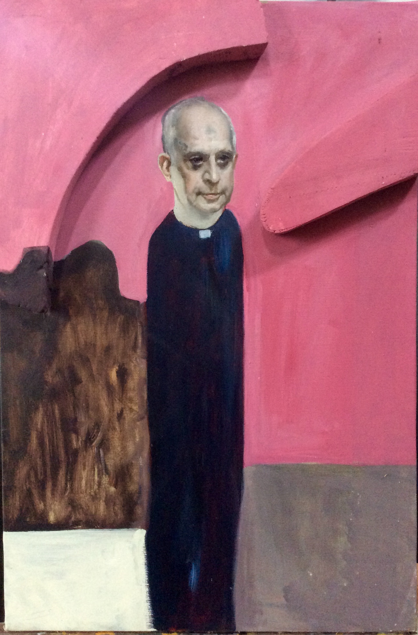 Lino Frongia: Ritratto, 2014, -, , 40x60x3, 
