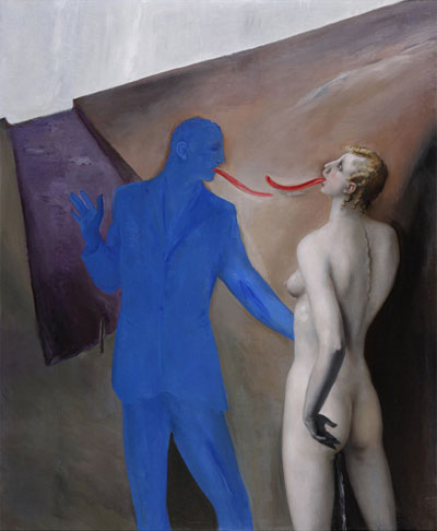 Lino Frongia: Senza titolo, 2008, olio su tela, , 124x149cm, 
